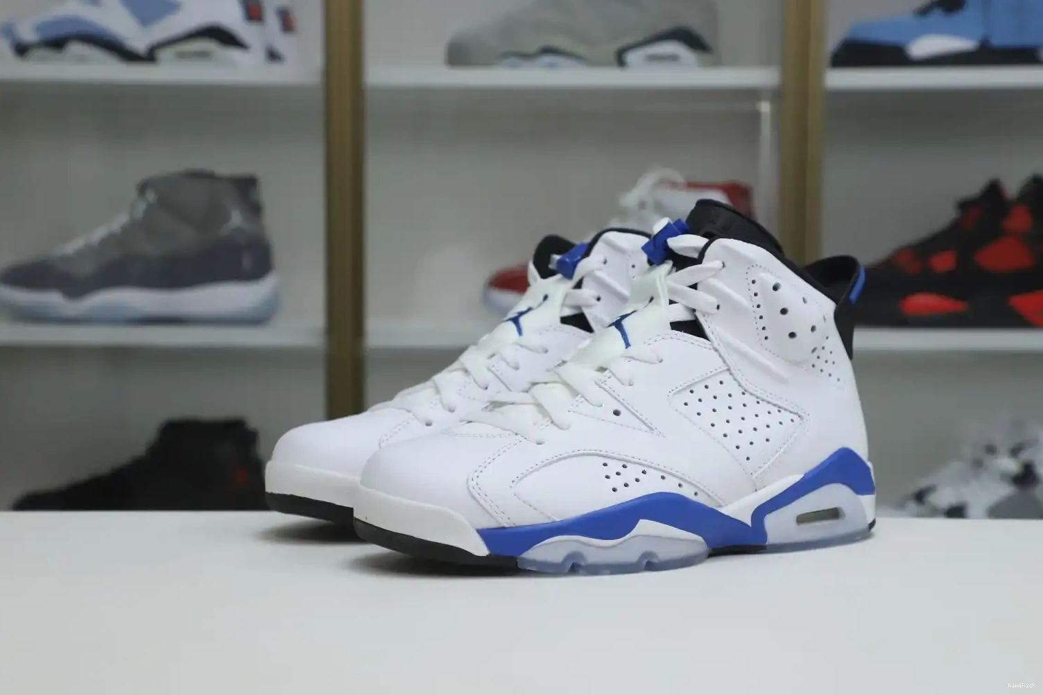 JORDAN RETRO AIR 6 SPORT BLUE Kimikick 0502